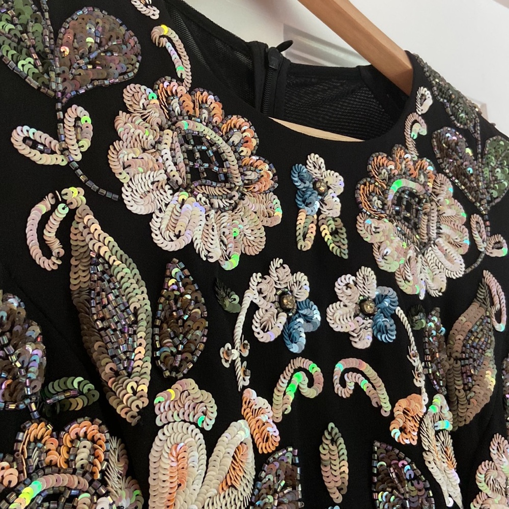 Needle & Thread Embroidered Cocktail Dress - Picture 5 of 11